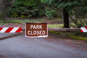 Closing down trails and parks