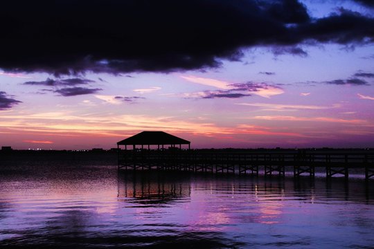 Pier at dusk
