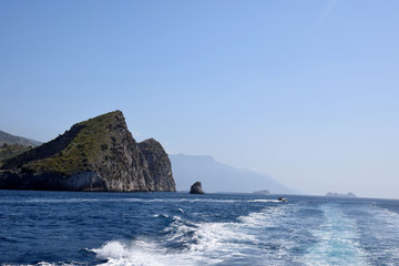Fototapeta na wymiar Lansdcape of Italy capri island gold coast