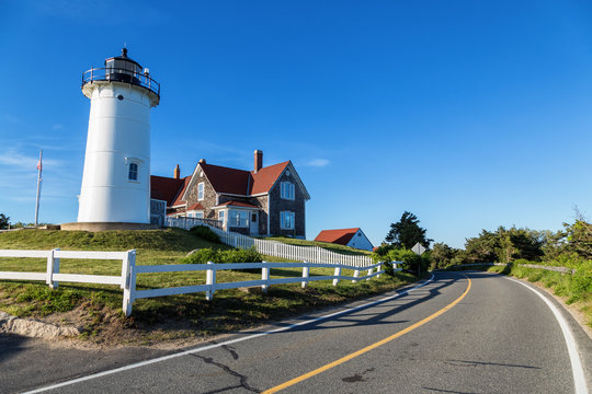 Nobska Lighthouse in Falmouth Massachusetts