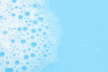 水 泡 ブルー 夏 テクスチャ背景