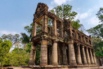 ancient ruins of the temple