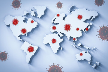 Pandemic coronavirus cells