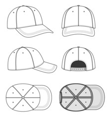 6-Panel Baseball Cap