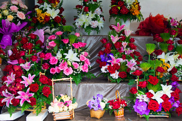 Fototapeta premium Flower bouquet in the flower shop