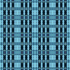 repeatable seamless pattern background with very dark blue, light blue and sky blue colors. can be used for fashion textile, fabric prints and wrapping paper
