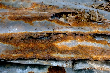 texture of rusty metal