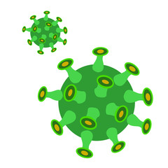 Covid-19 Coronavirus. World Health organization WHO introduced new official name for Coronavirus disease named COVID-19, dangerous virus vector illustration