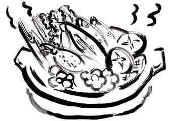 	線画、 白黒、 モノクロ、 単色