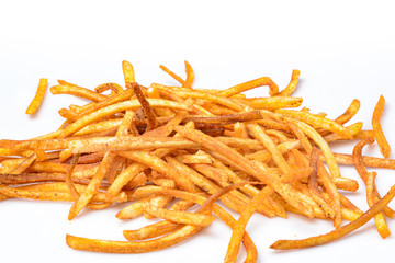fried Banana Snack on white background