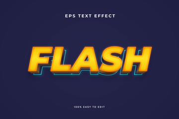 Flash 3D text effect