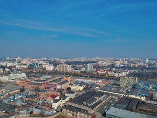 Aerial view of Minsk, Belarus