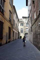 Fototapeta na wymiar Old town, Lucca Italy