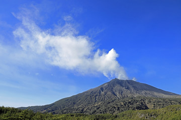有村溶岩展望所から見た桜島