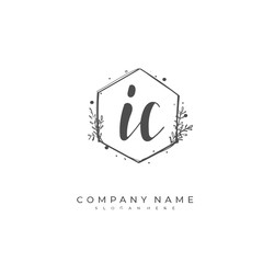 Handwritten initial letter AB for identity and logo. Vector logo template with handwriting and signature style.