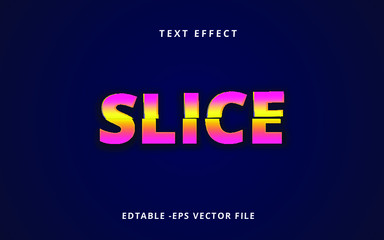 Slice Editable text 