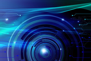 サイバーテクノロジーのデジタルバックグラウンドイメージ