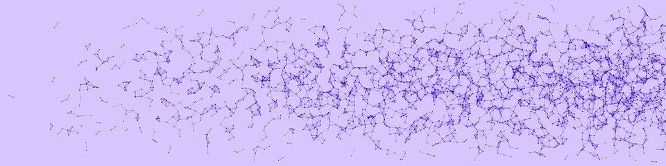 Network Mesh Procedural Art background illustration