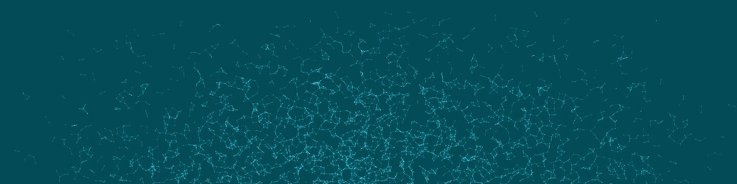 Network Mesh Procedural Art background illustration