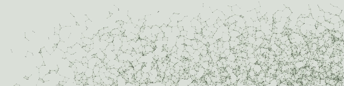 Network Mesh Procedural Art background illustration