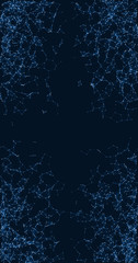 Network Mesh Procedural Art background illustration