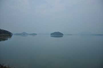 kinnerasani lake at kothagudem