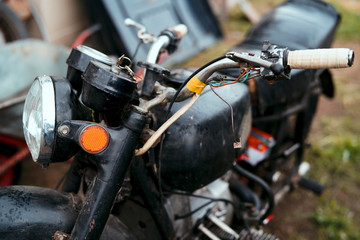 Fototapeta na wymiar old motorcycle