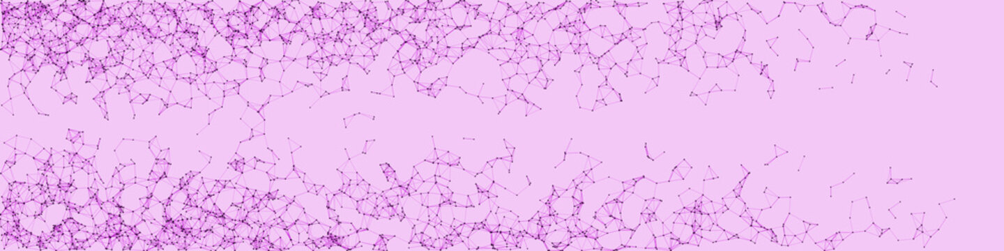 Network Mesh Procedural Art background illustration