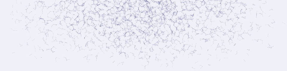 Network Mesh Procedural Art background illustration