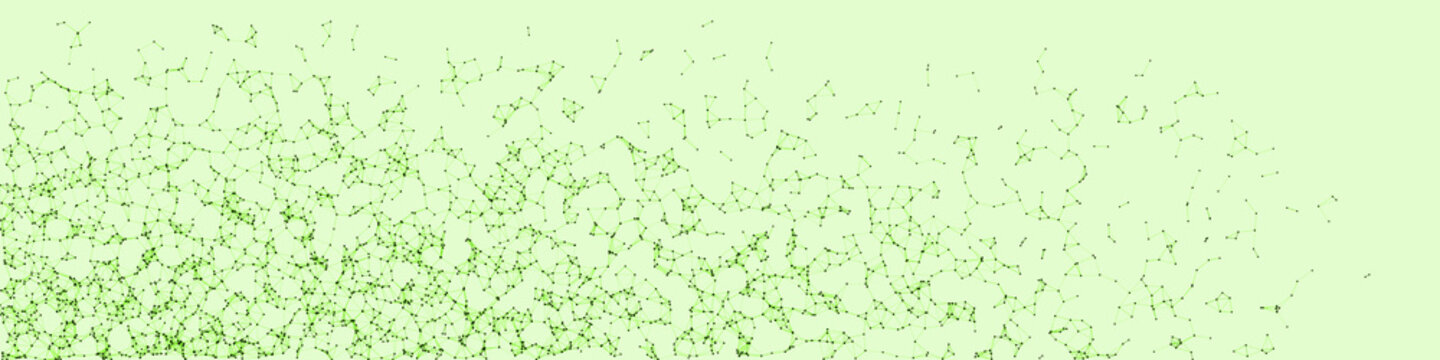 Network Mesh Procedural Art background illustration