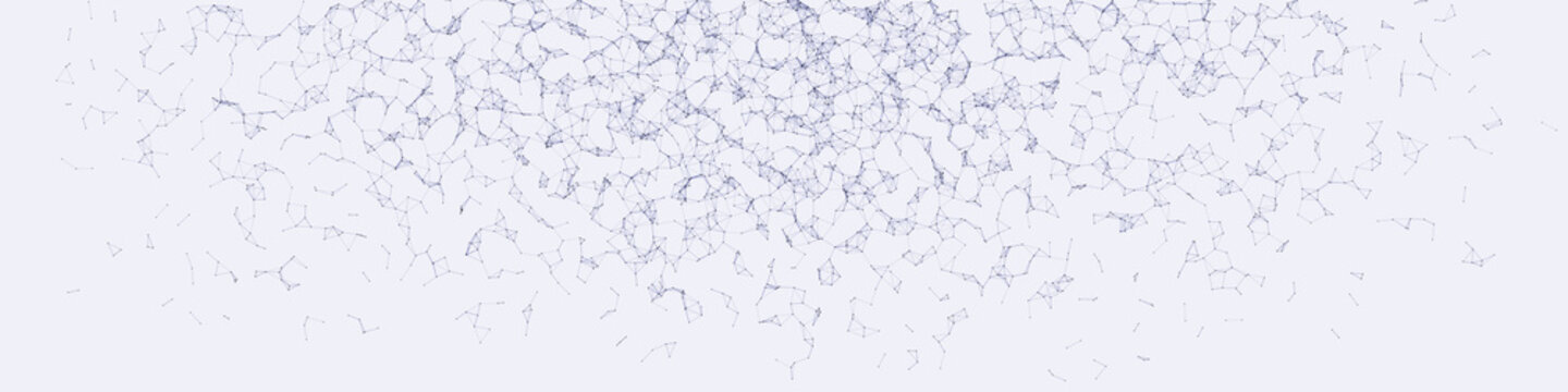 Network Mesh Procedural Art background illustration