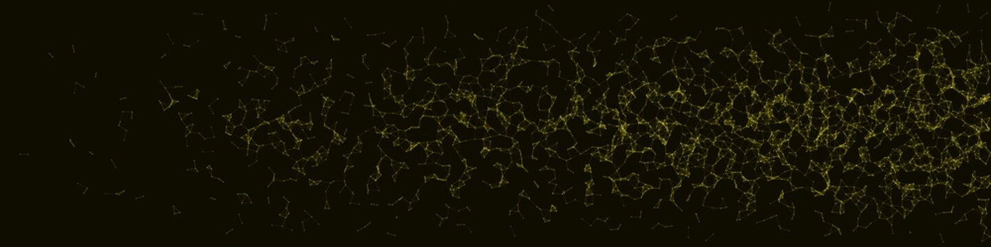 Network Mesh Procedural Art background illustration