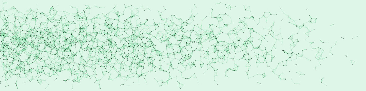 Network Mesh Procedural Art background illustration