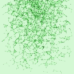 Obraz premium Network Mesh Procedural Art background illustration