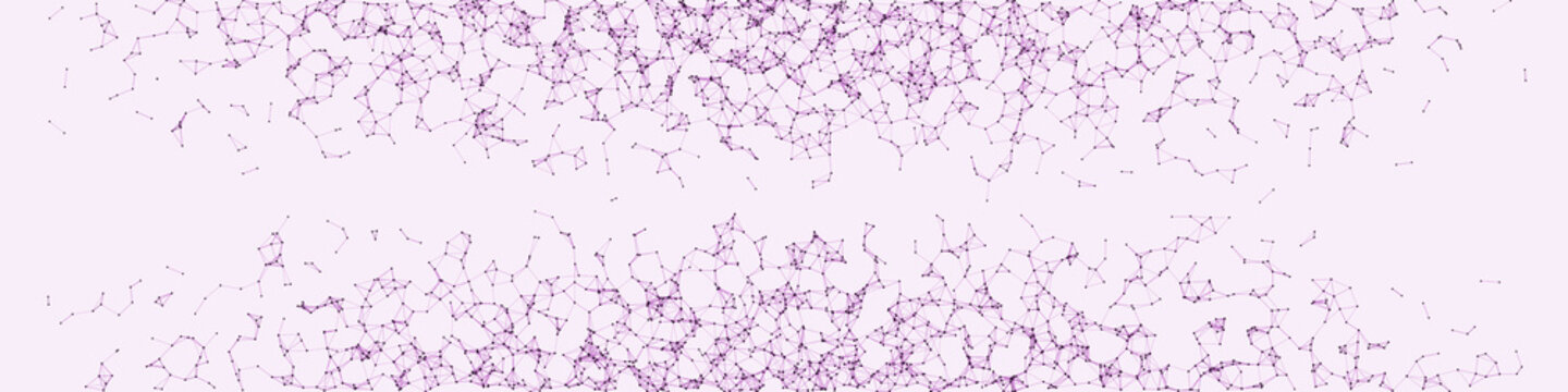 Network Mesh Procedural Art background illustration