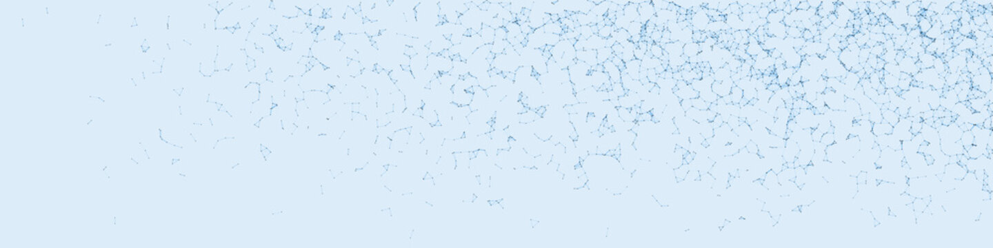 Network Mesh Procedural Art background illustration