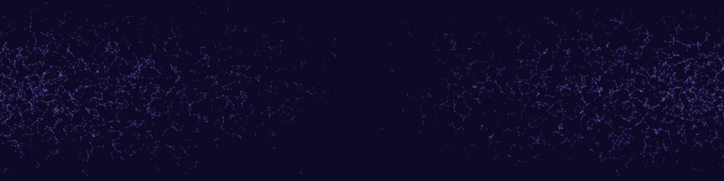 Network Mesh Procedural Art background illustration