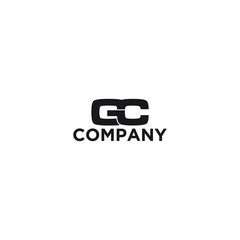 GC  intial logo Capital Letters white background
