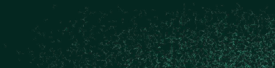 Fototapeta premium Network Mesh Procedural Art background illustration