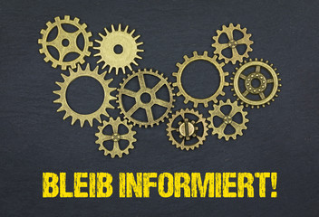 Bleib informiert!