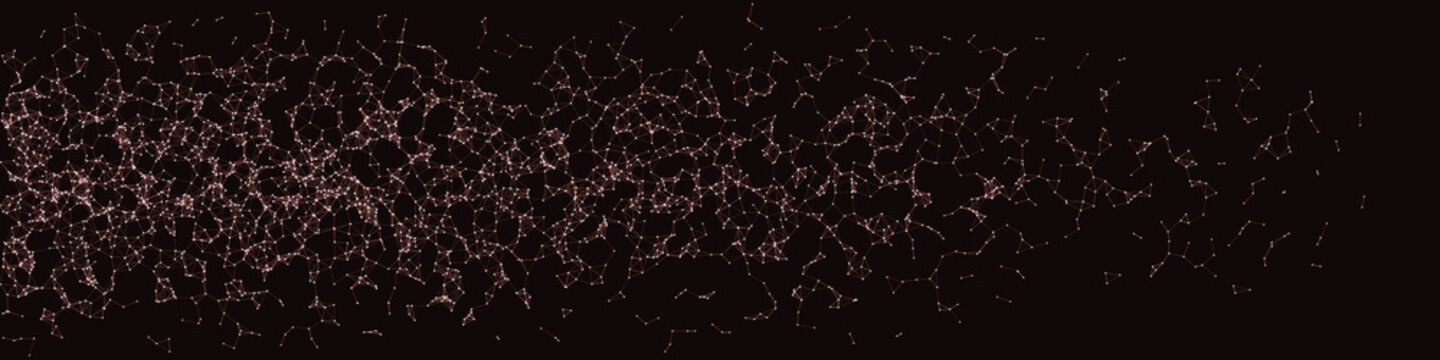 Network Mesh Procedural Art background illustration
