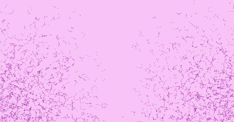 Network Mesh Procedural Art background illustration