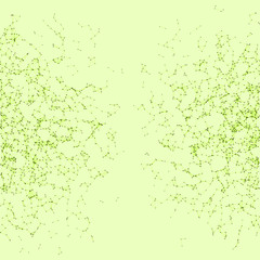 Network Mesh Procedural Art background illustration