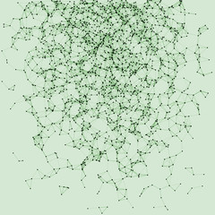 Network Mesh Procedural Art background illustration