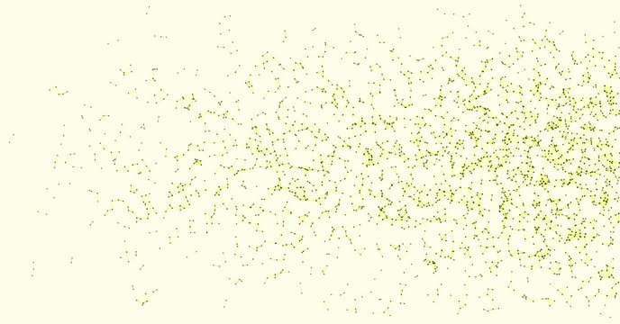 Network Mesh Procedural Art background illustration