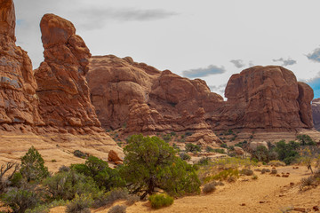 Fototapeta premium The USA Southwest Arches National Parks are located in eastern Utah, north of the city of Moab in the United States. Its area is 310 km ².