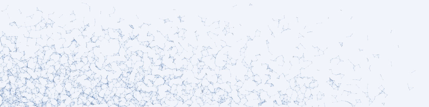 Network Mesh Procedural Art background illustration