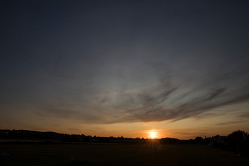 Sonnenuntergangsstimmung