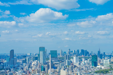 東京風景　渋谷と新宿高層ビル群 2019年秋　