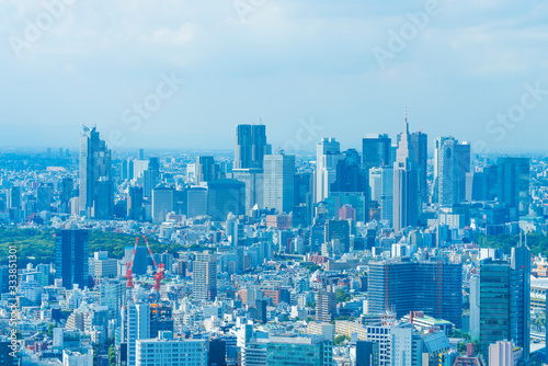 東京風景 新宿高層ビル群 19年9月 Big City Wall Mural Big Ci Oka